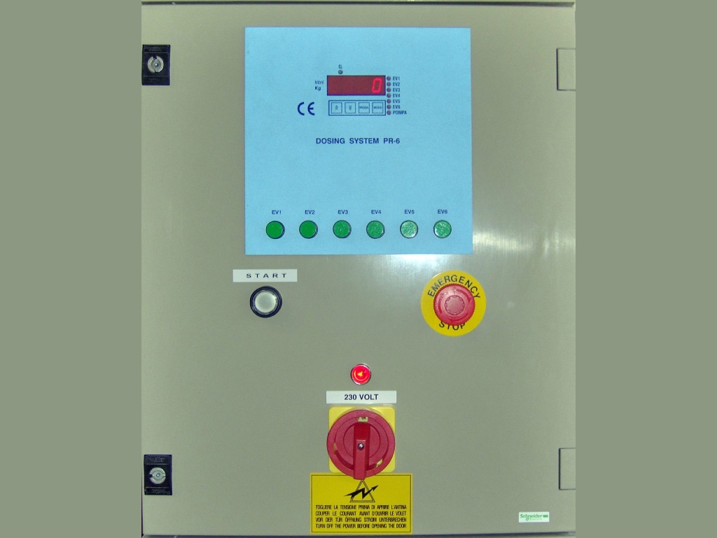 Quadri Elettrici di Dosaggio Custom - PR6 Docce